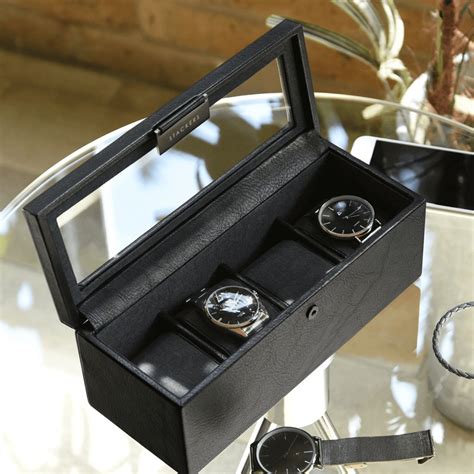 black metal watch box|black box 2020 watch.